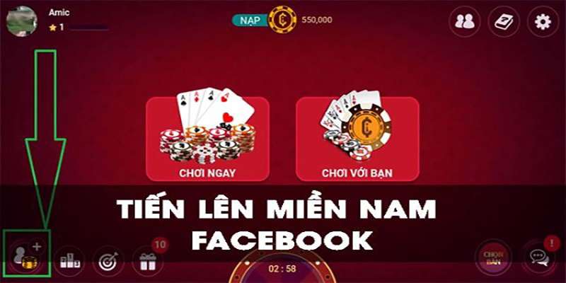 Cách nhận code tiến lên miền nam facebook