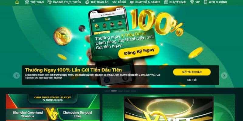 V9bet là đơn vị giải trí uy tín nhất thị trường Châu Á