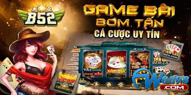 Giao diện tại Game Bài B52 ấn tượng, phong cách